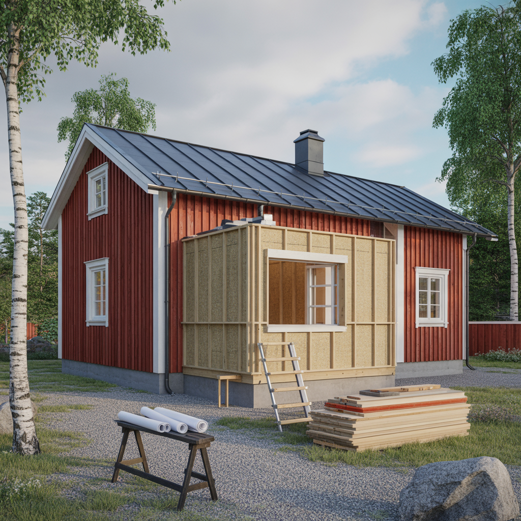 tillbyggnad 20 m2 kostnadsposter rot avdrag och exempel