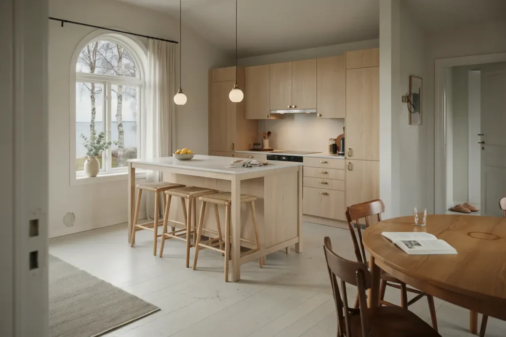 renovering av k k och matplats i villa i bj rr d