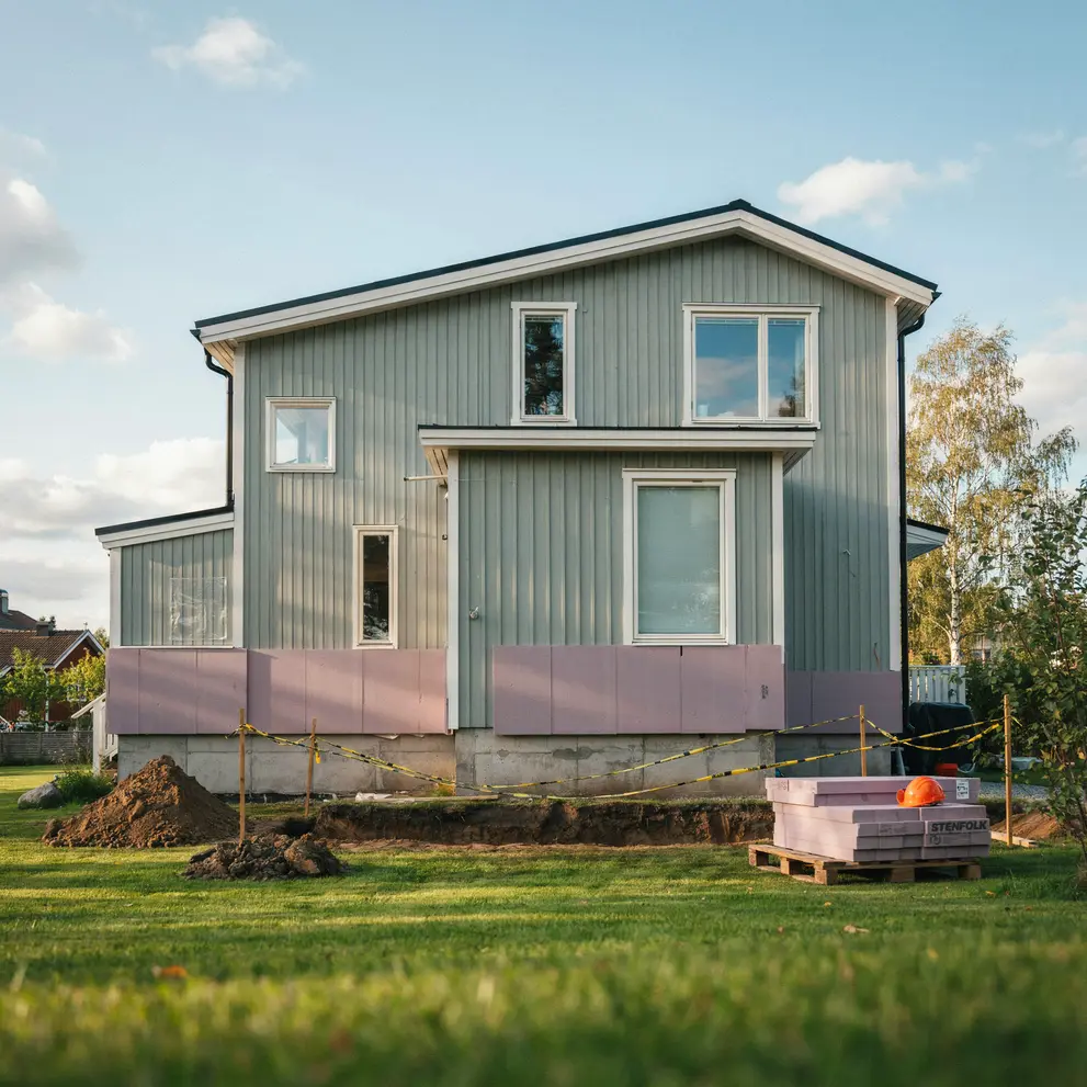 husdranering varmeisolering landvetter goteborg
