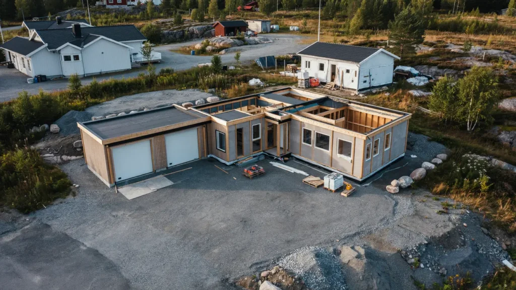 tillbyggnad av garage f rr d och hobbyrum i eskilsby